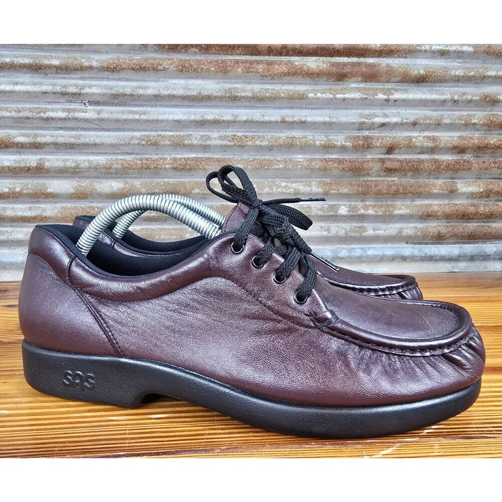 SAS Women's Take Time Lace Up Loafer Comfort Shoes 10.5W Pristine!
